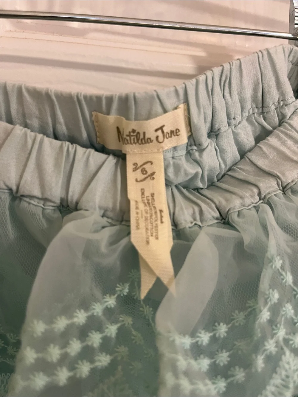 Matilda Jane Tiered Ruffle Skirt in Mint Green 6